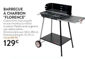 RAGT Jardin & Maison Barbecue à charbon "florence" offre