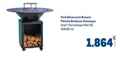 METRO Pack découverte brasero plancha barbecue classsique offre