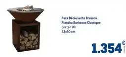 METRO Pack découverte brasero plancha barbecue classique offre