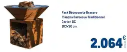 METRO Pack découverte brasero plancha barbecue traditionnel offre
