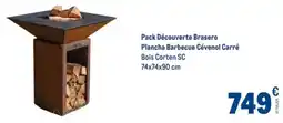 METRO Pack découverte brasero plancha barbecue cévenol carré offre
