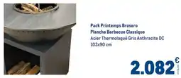 METRO Pack printemps brasero plancha barbecue classique offre