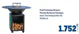 METRO Pack printemps brasero plancha barbecue classique offre