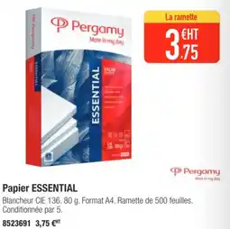 Plein ciel Papier ESSENTIAL offre