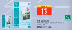 Plein ciel Porte-visuel incliné offre