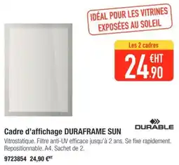 Plein ciel Cadre d'affichage DURAFRAME SUN offre