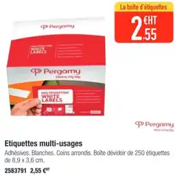 Plein ciel Etiquettes multi-usages offre