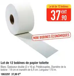 Plein ciel Lot de 12 bobines de papier toilette offre