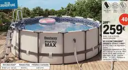 E.Leclerc Brico Kit piscine tubulaire garantie légale 2 ans offre