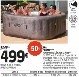 E.Leclerc Brico Spa rome garantie légale 2 ans offre