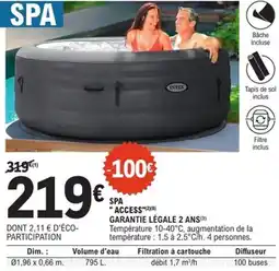 E.Leclerc Brico Spa access garantie légale 2 ans offre