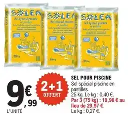 E.Leclerc Brico Sel pour piscine offre