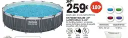 E.Leclerc Brico Kit piscine tubulaire led garantie légale 2 ans offre