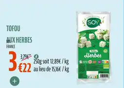La Vie Claire Tofou aoux herbes offre