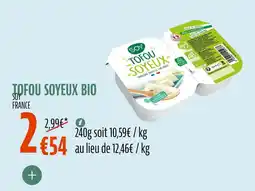 La Vie Claire Tofou soyeux bio offre