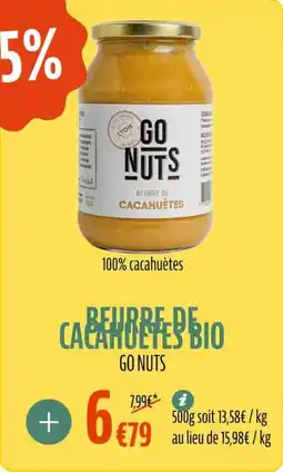 La Vie Claire Beurre de cacahuètes bio offre