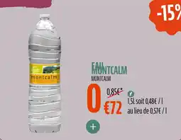 La Vie Claire Eau montcalm offre