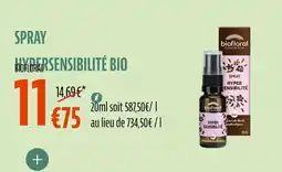 La Vie Claire Spray hypersensibilité bio offre