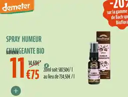 La Vie Claire Spray humeur changeante bio offre