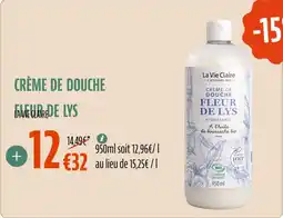 La Vie Claire Crème de douche fleur de lys offre