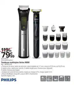 Cora Tondeuse multistyles séries 9000 offre