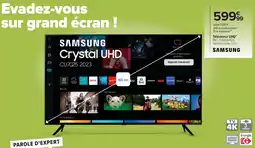Cora x Carrefour Téléviseur UHD SAMSUNG offre
