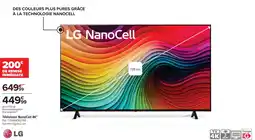 Cora x Carrefour Téléviseur NanoCell 4K LG offre