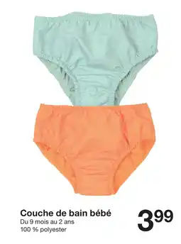 Zeeman Couche de bain bébé offre