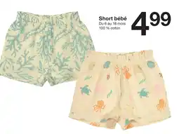 Zeeman Short bébé offre
