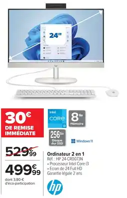 Cora Ordinateur 2 en 1 hp offre