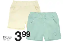 Zeeman Short bébé offre