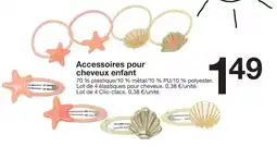 Zeeman Accessoires pour cheveux enfant offre