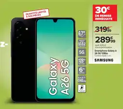 Cora Smartphone Galaxy A 26 5G 128Go SAMSUNG offre