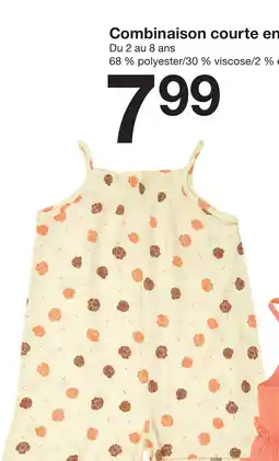Zeeman Combinaison courte enfant offre