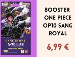La Grande Récré Booster one piece op10 sang royal offre