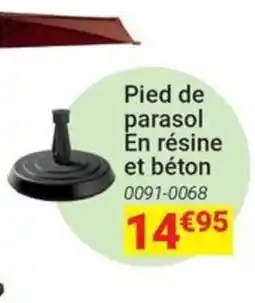 Oogarden Pied de parasol en résine et béton offre