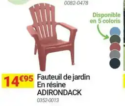 Oogarden Fauteuil de jardin en résine adirondack offre