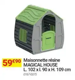 Oogarden Maisonnette résine magical house offre