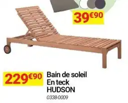 Oogarden Bain de soleil en teck hudson offre