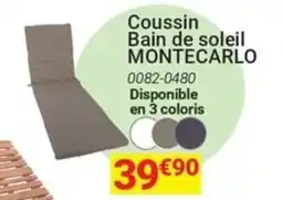 Oogarden Coussin bain de soleil montecarlo offre
