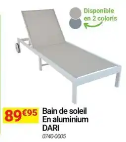 Oogarden Bain de soleil en aluminium dari offre