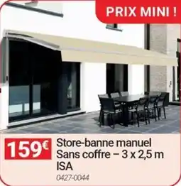 Oogarden Store banne manuel sans coffre offre