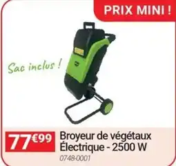 Oogarden Broyeur de végétaux électrique 2500 w offre
