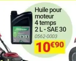 Oogarden Huile pour moteur 4 temps sae 30 offre