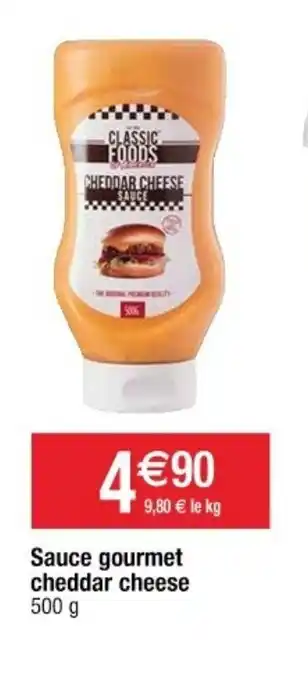 Cora x Carrefour Sauce gourmet cheddar cheese offre