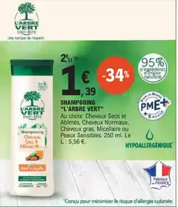 E.Leclerc Shampooing l'arbre vert offre