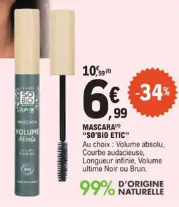 E.Leclerc Mascara so'bio etic offre