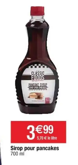 Sirop pour pancakes