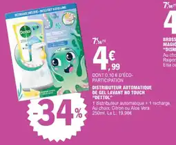 E.Leclerc Distributeur automatique de gel lavant no touch dettol offre