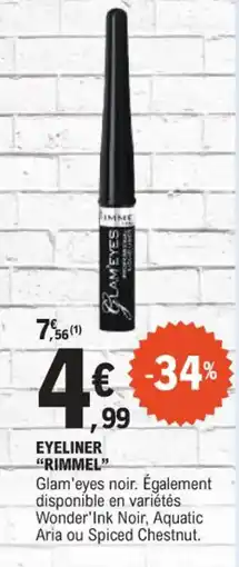 E.Leclerc Eyeliner rimmel offre